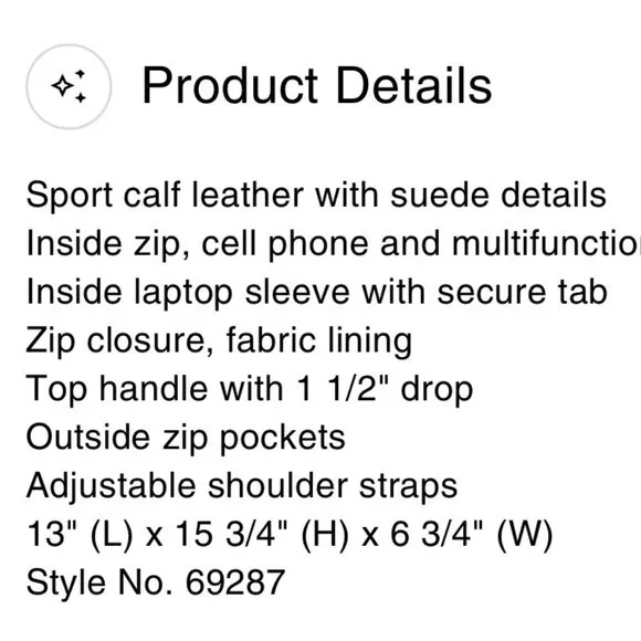 Authentic Coach Ridge Backpack - Picture 7 of 7